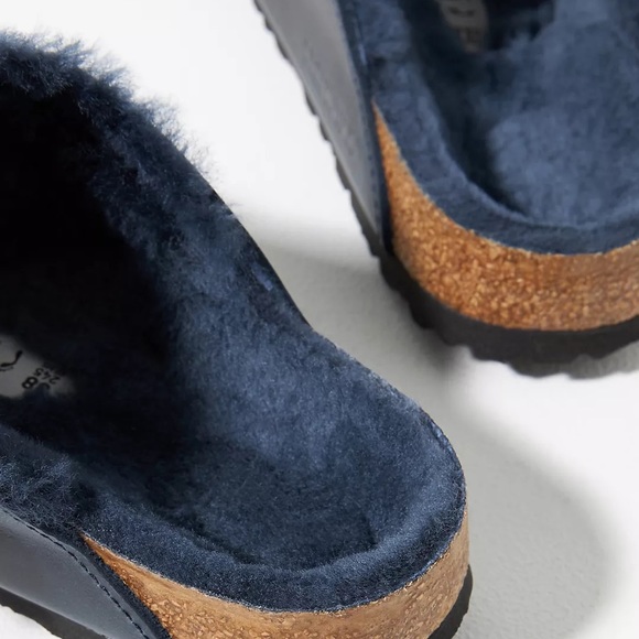 Birkenstock Arizona Big Buckle Shearling Sandals NEW IN BOX Size 39 (US 8) - Picture 7 of 8